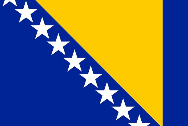 flag Bosnien Herzegowina