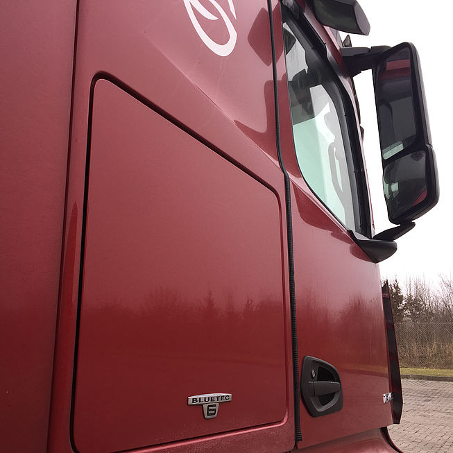 truck door close-up 