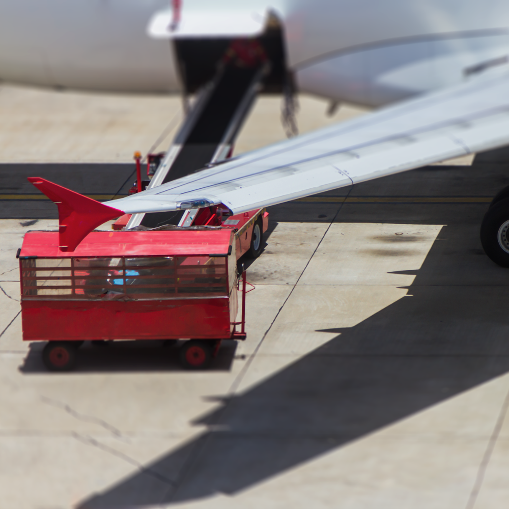 Cargo aircraft Close-up